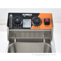 Fryer électrique en acier inoxydable 6L